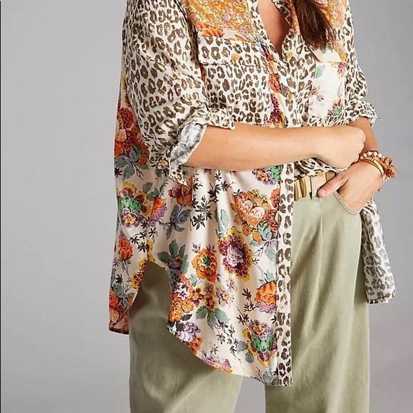 NWT - Relaxed Tunic Buttondown - Picture 4 of 9